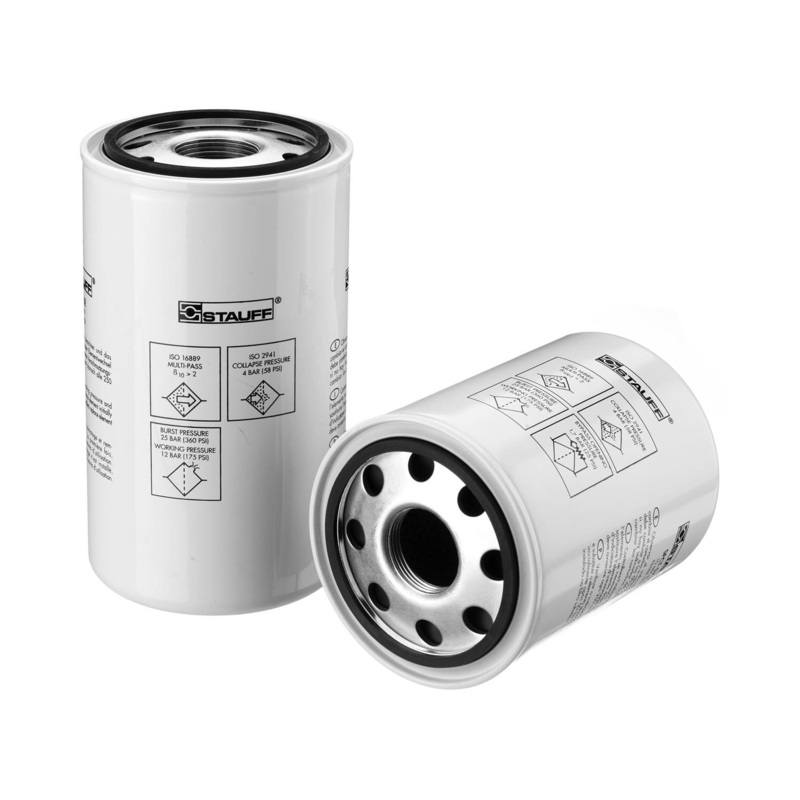 Replacement Filter ElementSpin-On Filter CartridgeMicron Rating: 10 mMaterial: Inorg. Glass FibreOuter Diameter (mm): 132Length (mm): 180Sealing: NBR,  ratio >200