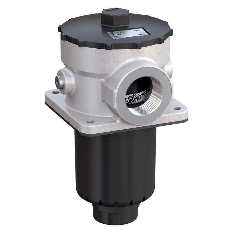 Return-Line Filter HousingSeries RFSize 070max. Pressure:16 bar / 232 PSImax. Flow240 l/min / 70 US GPMConnection G 1 1/2" BSPSeals: NBR (Perbunan)w/o Filter Element