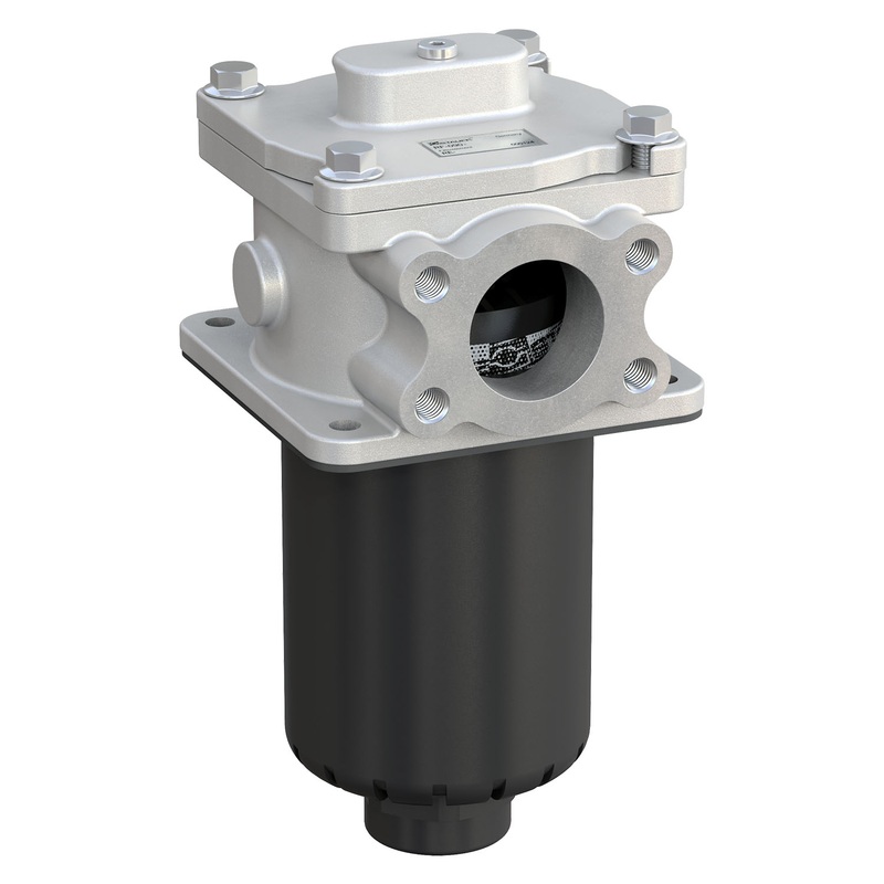 Return-Line Filter HousingSeries RFSize 090max. Pressure:16 bar / 232 PSImax. Flow330 l/min / 90 US GPMConnection 1 7/8" SAESeals: NBR (Perbunan)w/o Filter Element