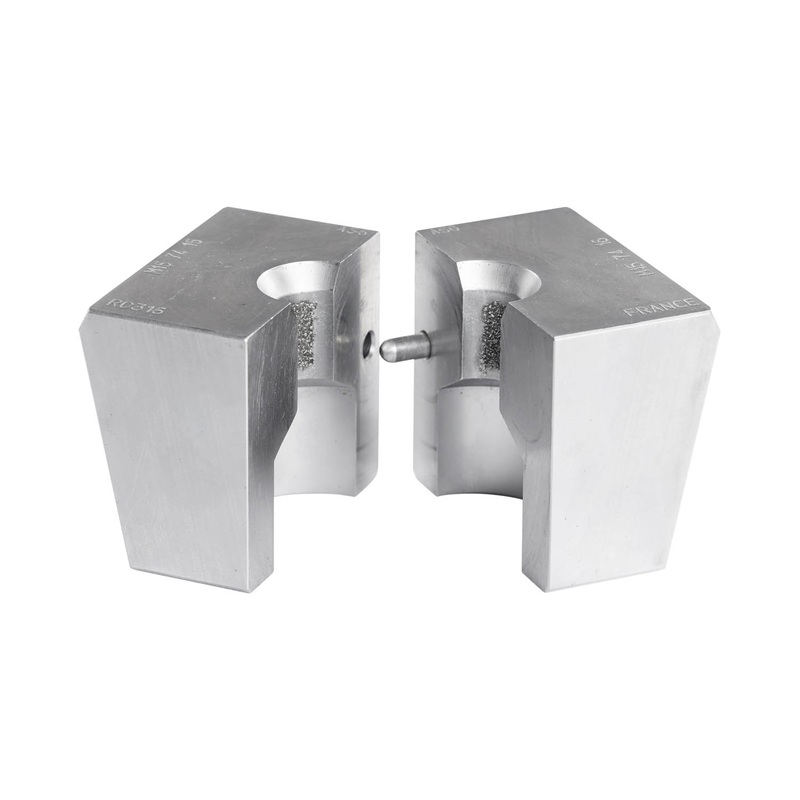 Clamping Jaw for 37 Flare(inch and metric pipe)SAE J514 / ISO 8434-2Size: 3/8Steel, uncoated, hardened