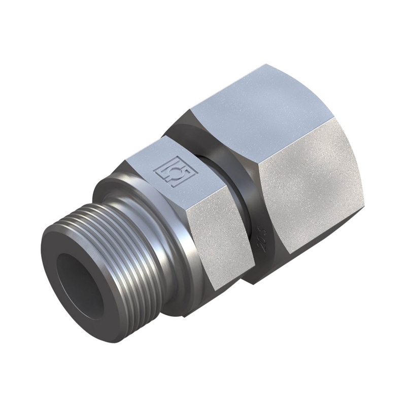 Straight Male StudStandpipe FittingSize / Type: 25S1 BSP, Metallic SealingSteel, Zinc/Nickel-Plated
