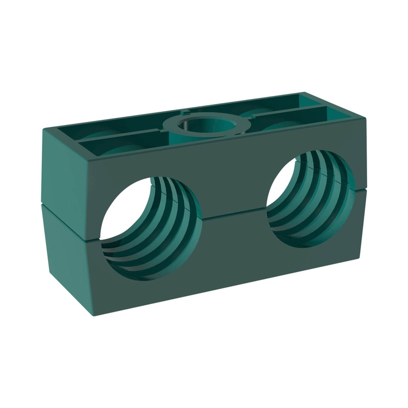 Clamp Size 2D 17,2/13,5mmTwin SeriesPolypropyleneProfiled, with Initial TensionDIN 3015