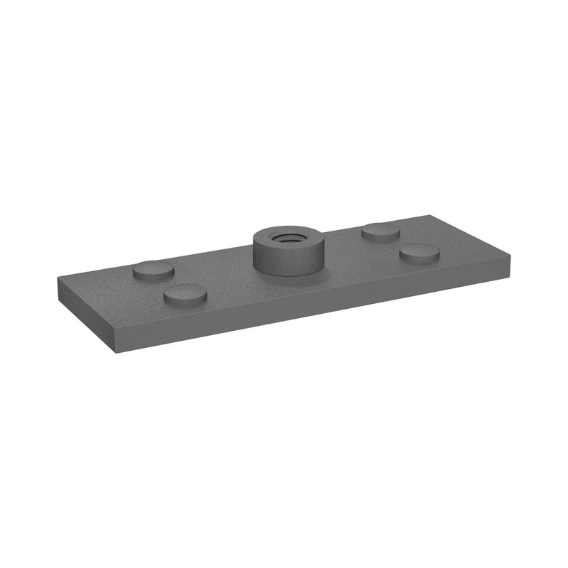 Single Weld Plate, shortTwin Series Size 5DStainless Steel V2ADIN 3015