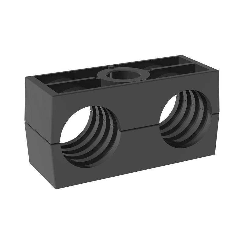 Clamp Body Size 3D 19mmTwin SeriesPolyamideProfiled, with Initial TensionDIN 3015