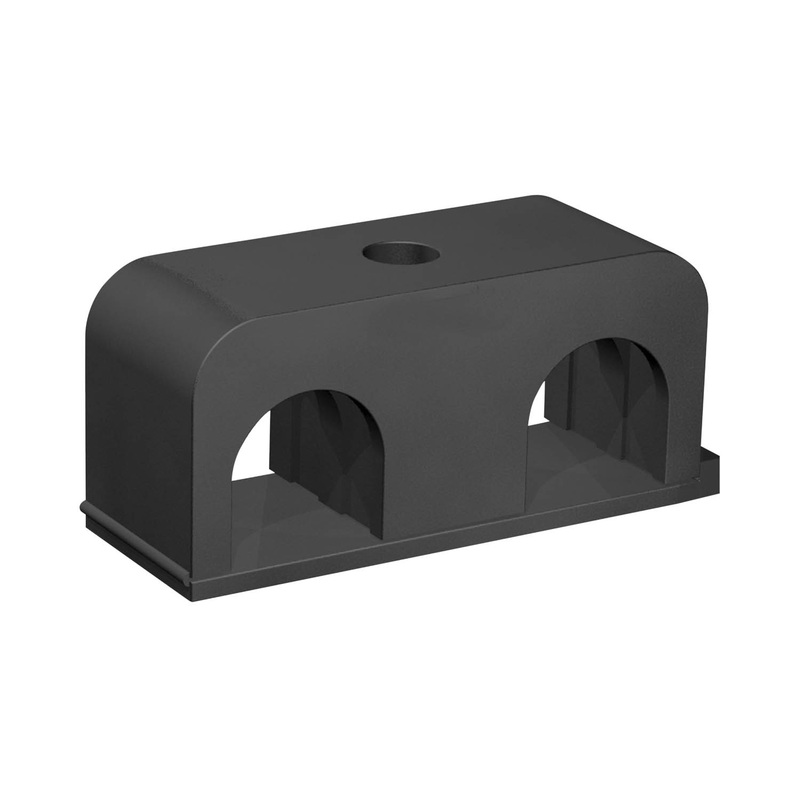 Clamp Body Size 3 14mm TwinLight Series, Twin DesignPolypropyleneProfiledProfiled