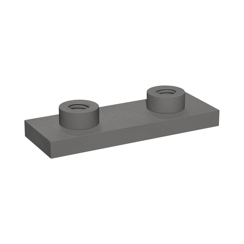 Single Weld PlateHeavy Series Size 8SV2A Stainless SteelDIN 3015UNC