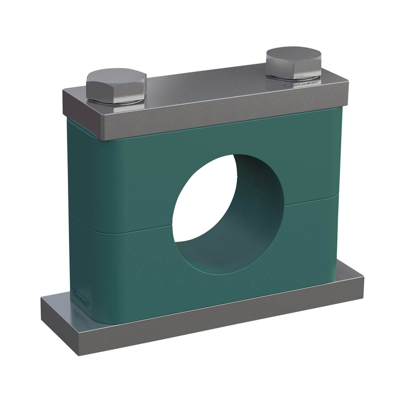 Clamp AssembliesHeavy Series Size 6S63,5mm Aluminium W3Cover Plate, Hex Head BoltWeld Plate