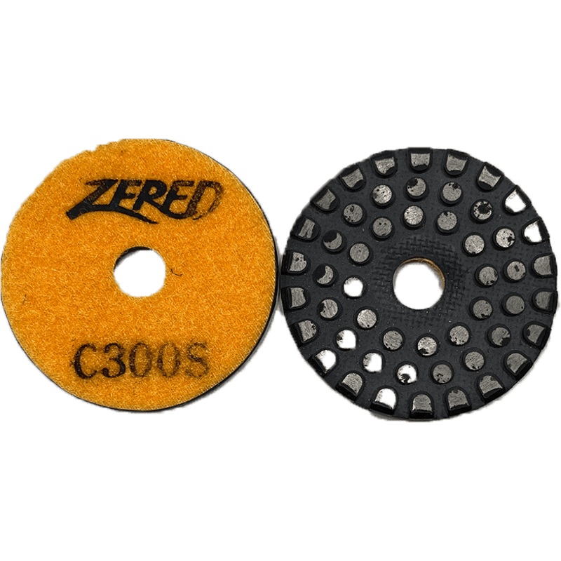 Zered Metal Dot Pads - 3" 300 Grit