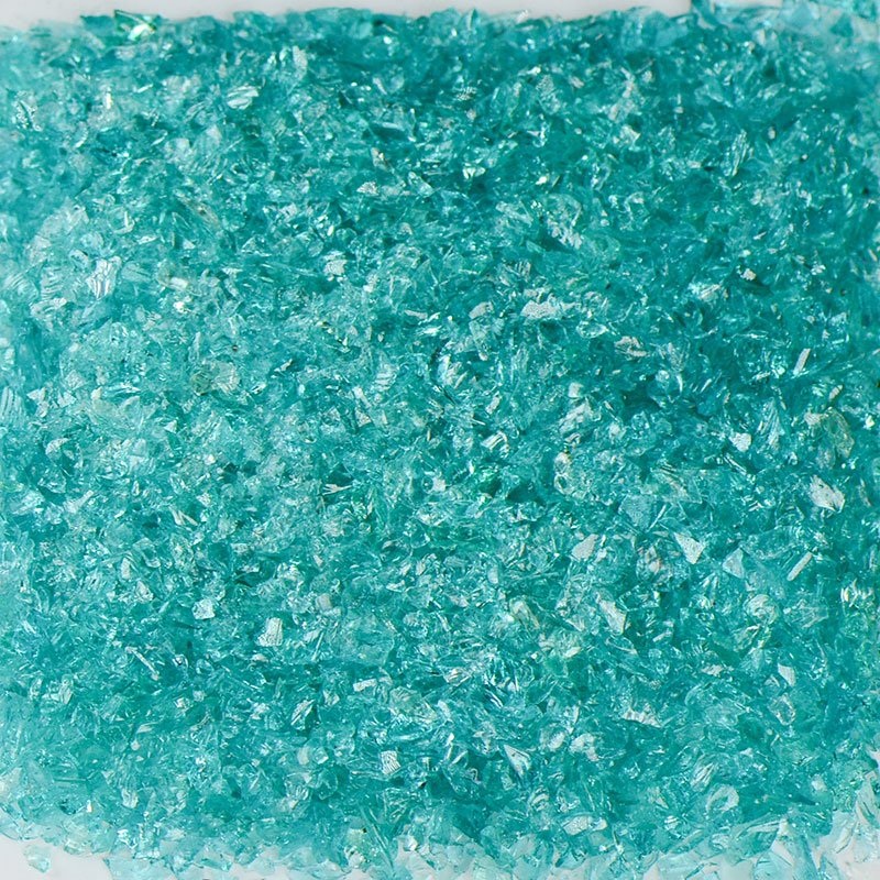 Teal Terrazzo Glass