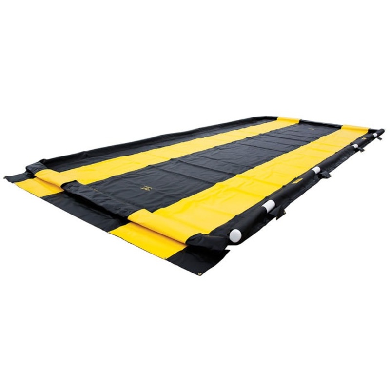 10' x 18' x 4", 425 Gallon, Drive-Through Washdown Spill Containment Berm, QuickBerm - 28578