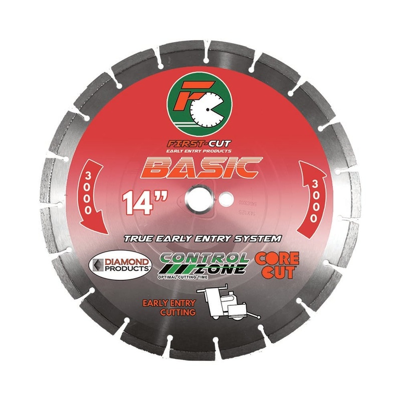 CBFC06100M Diamond Products Basic- No Skid Plate 6? x .100 FIRST-CUT BASIC3000