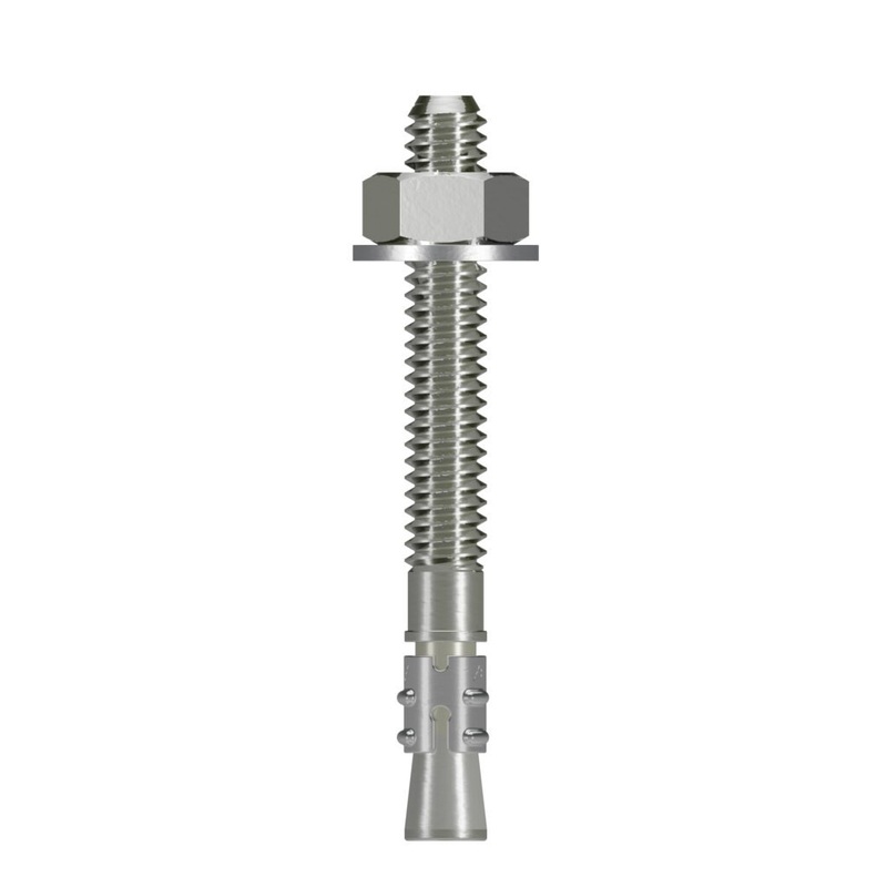 Simpson Strong-Tie STB2-758124SS  Strong-Bolt 2 3/4 in. x 8-1/2 in. Type 304 Stainless-Steel Wedge Anchor
